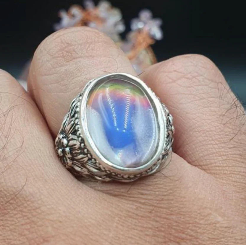 Bague Homme Mystique – Change de Couleur Selon Vos Émotions